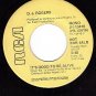 PROMO 45 rpm RCA 10416 D.J.ROGERS It's Good To Be Alive
