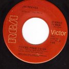 RCA 74-0626 JIM REEVES You're Free To Go/The Writing's