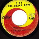 CAPITOL 5267 BEACH BOYS Wendy/Honda/Hushabye/Back Down