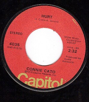 CAPITOL 4035 45 CONNIE CATO ~ Hurt ~ He'll Be Lovin Her