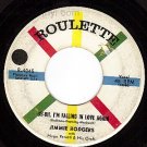 ROULETTE 4045 45 JIMMIE RODGERS Oh I'm Falling In Love