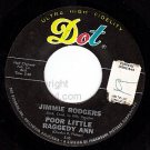 DOT 16490 JIMMIE RODGERS Poor Little Raggedy Ann/Winner