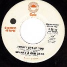 PROMO EPIC 8-50170 SPANKY & OUR GANG ~ I Wont Brand You