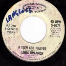 PROMO 45 EPIC 5-9675 LINDA BRANNON ~ A Teen Age Prayer