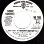PROMO WB 7669 DIONNE WARWICK I Think You Need Love/Dont