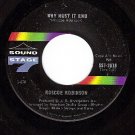 SOUND STAGE 2618 ROSCOE ROBINSON Why Must It End/Knock