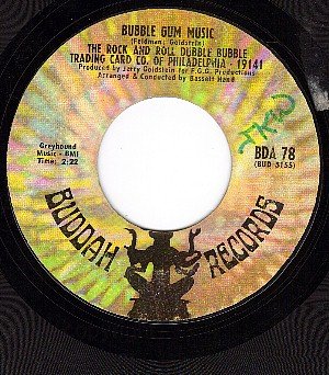 BUDDAH 78 45 TRADING CARD/PHILADELPHIA Bubble Gum Music