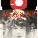 CAPITOL 340 45 + PS RICK SPRINGFIELD ~ Speak To The Sky