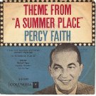 PICTURE SLEEVE 45 COLUMBIA 4-41490 PERCY FAITH A Summer