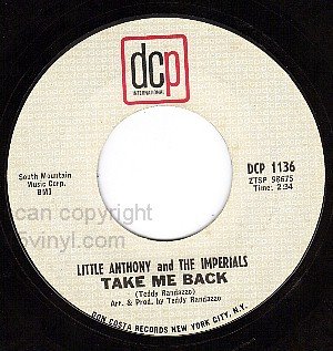 NM DCP 1136 LITTLE ANTHONY/IMPERIALS Take Me Back/Song