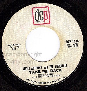DCP 1136 LITTLE ANTHONY/IMPERIALS Take Me Back/Our Song