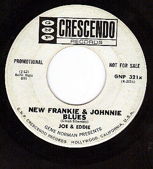 PROMO CRESCENDO 321 JOE & EDDIE ~ New Frankie & Johnnie