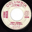 PROMO COLUMBIA 43216 GEORGE MORGAN Happy Endings ~ Dear