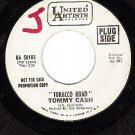 PROMO UA 50185 TOMMY CASH Tobacco Road/Wave Good-Bye To