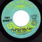 PROMO COLUMBIA 45255 TONY BENNETT I'll Begin Again/I Do