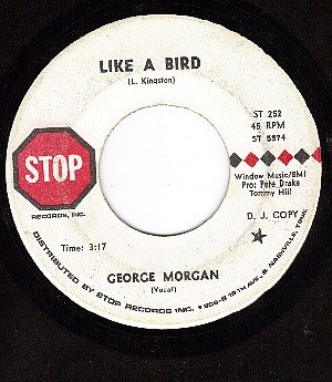 PROMO STOP 252 GEORGE MORGAN Like A Bird/Over Feelings