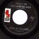 KAPP 896 DAVID MCWILLIAMS There's No Lock Upon My Door