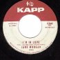 PROMO 45 rpm KAPP 304 JANE MORGAN ~ I'm In Love