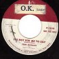 PROMO KAPP 185 JANE MORGAN Around The World ~ It's Not