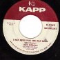 PROMO KAPP 235 JANE MORGAN You'll Never Walk Alone/May