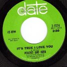 NM DATE 1574 PEACHES & HERB It's True I Love You ~ Love