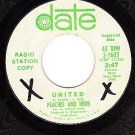 PROMO 45 DATE 1603 PEACHES & HERB ~ United ~ Thank You
