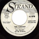 PROMO 45 STRAND 25010 MARV MEREDITH ~ Teen Sleighride