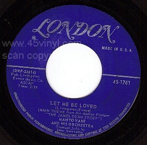 LONDON 1761 MANTOVANI Let Me Be Loved/Call Of The West
