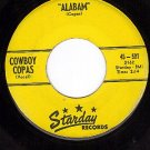 STARDAY 501 45 rpm COWBOY COPAS ~ Alabam ~ I Can