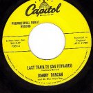 PROMO CAPITOL F3814 JOHNNY DUNCAN Train To San Fernando