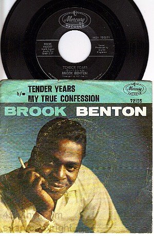 MERCURY 72135 45 + PS BROOK BENTON Tender Years/My True