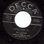 DECCA 9-24480 DICK HAYMES Little White Lies/I'll Never