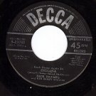 DECCA 9-23753 45 DICK HAYMES Back Home Again In Indiana