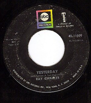 ABC 11009 45 RAY CHARLES Yesterday/Never Had Enough Of