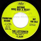 PROMO 45 P2196 THE LETTERMEN Anyone Who Had A Heart
