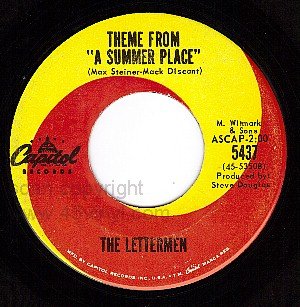 CAPITOL 45 5437 THE LETTERMEN Theme From A Summer Place