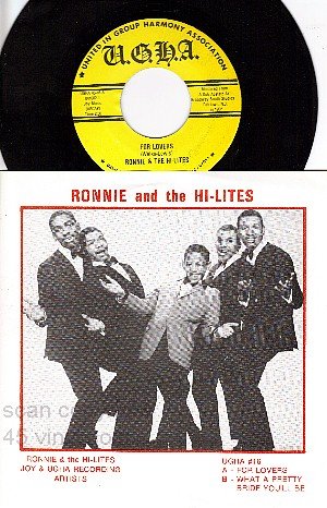 NM 45+ PS DOOWOP RONNIE & HI-LITES For Lovers ~ A Bride