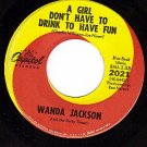 CAPITOL 2021 WANDA JACKSON ~ Girl Dont Have To Drink To