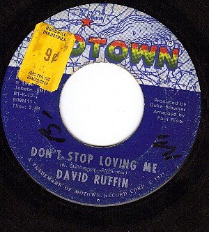 MOTOWN 1178 DAVID RUFFIN Dont Stop Loving Me ~ Lifetime
