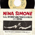 NM PROMO 45+ PS RCA 74-0871 NINA SIMONE Today Is Killer