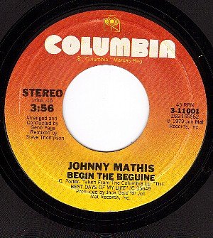 NM COLUMBIA 11001 JOHNNY MATHIS Begin The Beguine/Gone