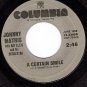 NM COLUMBIA 33056 JOHNNY MATHIS A Certain Smile ~ Small