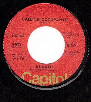 CAPITOL 4412 KLAATU Calling Occupants ~ Sub Rosa Subway
