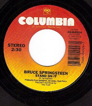 NM COLUMBIA 04924 BRUCE SPRINGSTEEN Stand On It ~ Glory