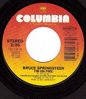 NM COLUMBIA 04772 BRUCE SPRINGSTEEN I'm On Fire/Johnny
