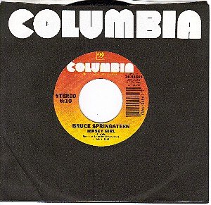 NM COLUMBIA 04561 BRUSE SPRINGSTEEN Jersey Girl ~ Cover