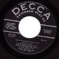 DECCA EP 2526 JIMMY DURANTE Real Piano Player/I'm Ready