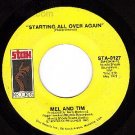 STAX STA-0127 MEL & TIM Starting All Over Again/It Hurt