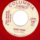 PROMO RED VINYL 4-43907 PAUL REVERE/RAIDERS Good Thing