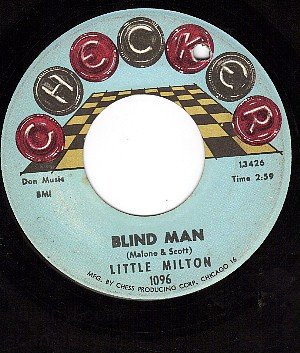 CHECKER 1096 LITTLE MILTON Blind Man/Blues In The Night